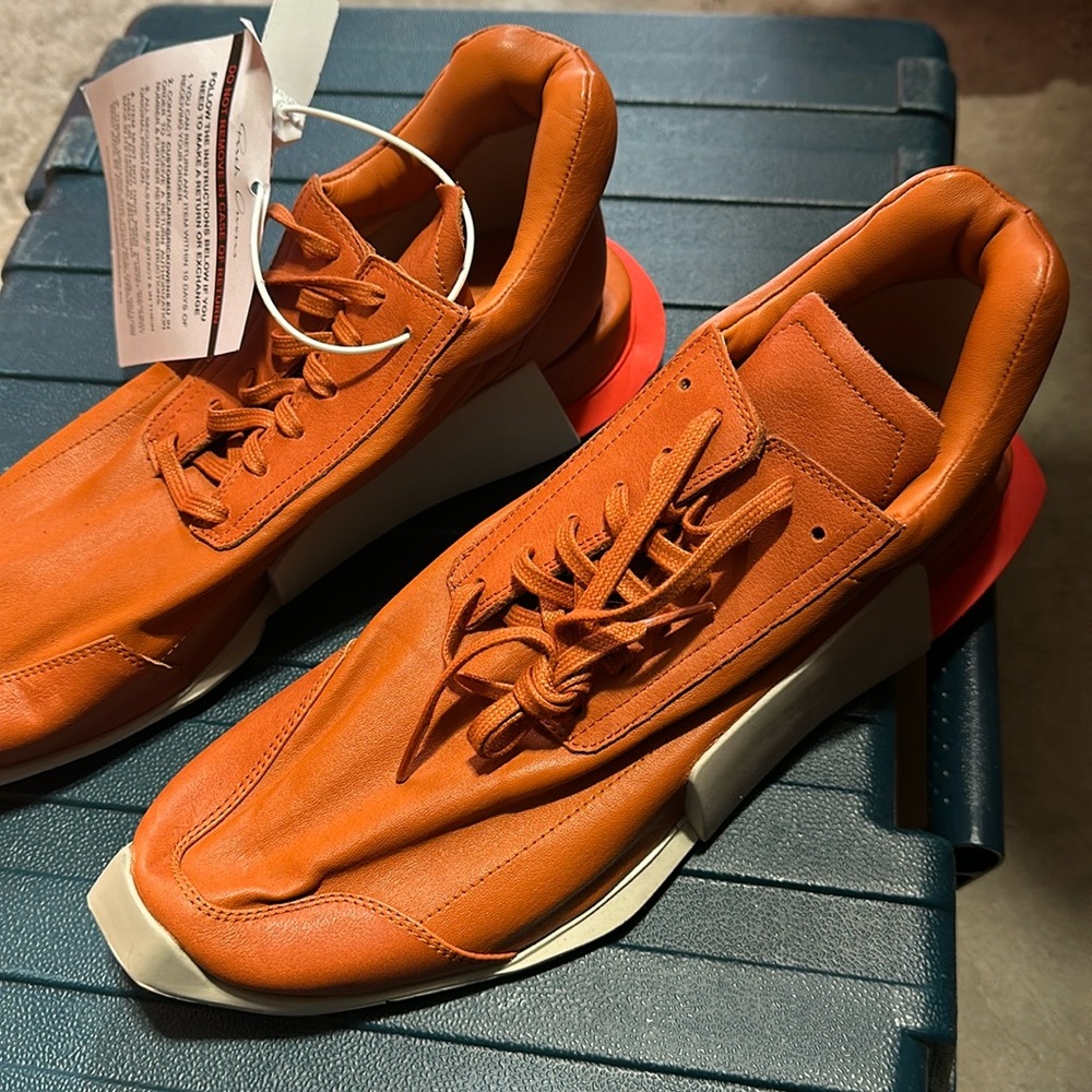 Rick Owens Orange Shoes (Adidas)